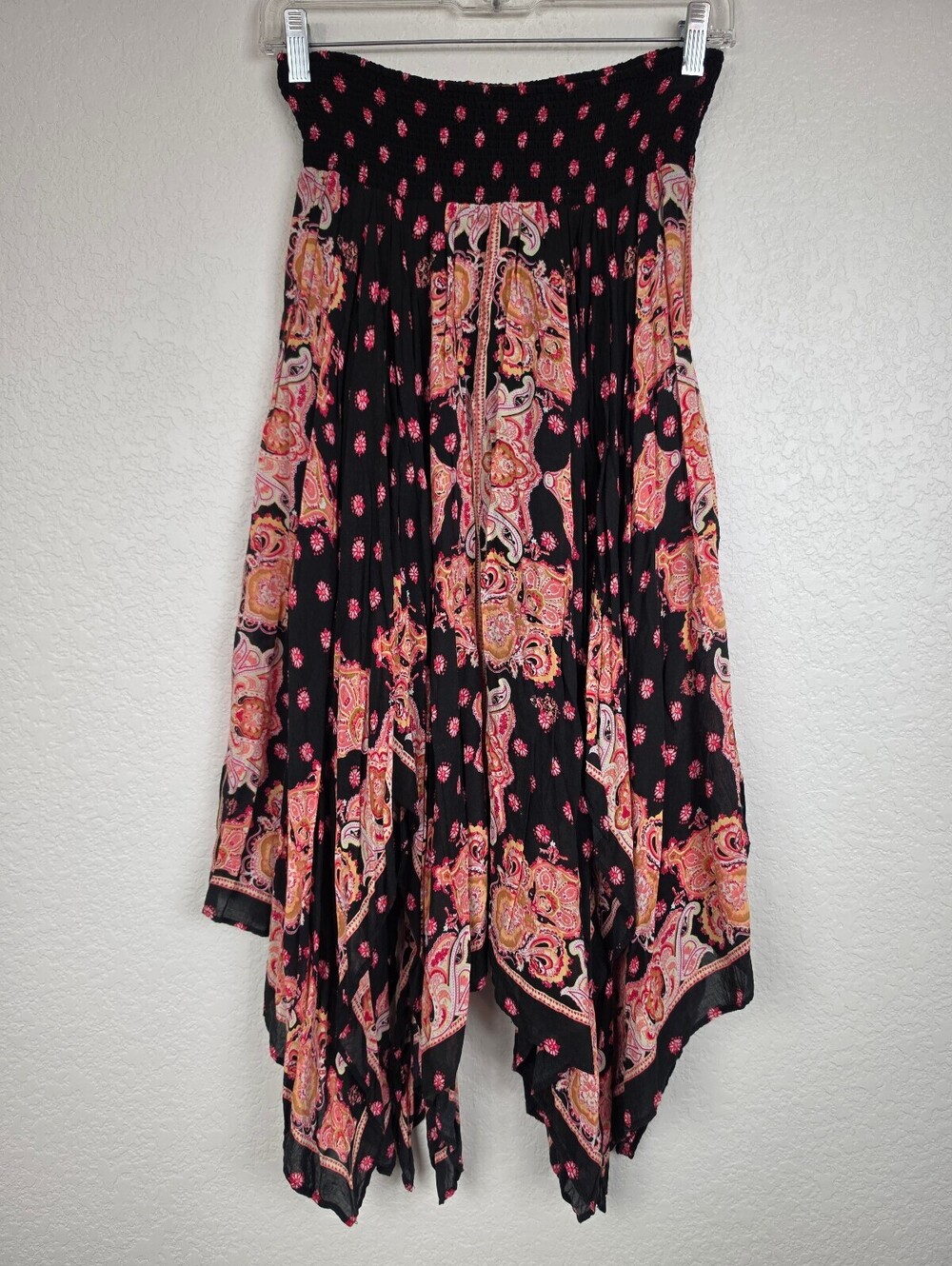 Free People Rayon Handkerchief Hem Skirt Medium